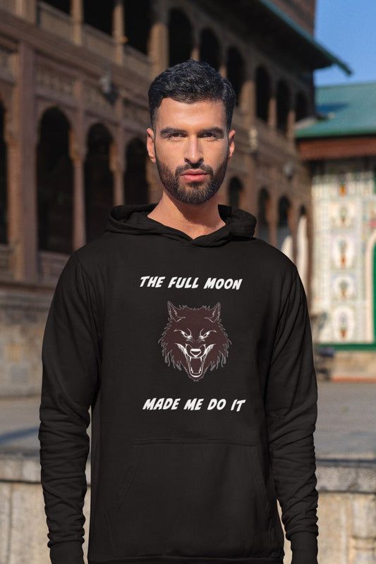 The Full Moon Made Me Do It Hoodie - Shock Emporium