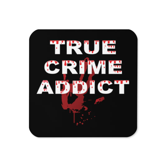 True Crime Addict Cork-back Coaster - Shock Emporium